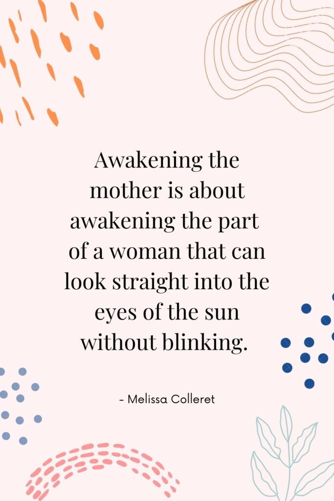 Awakening the mother is powerful