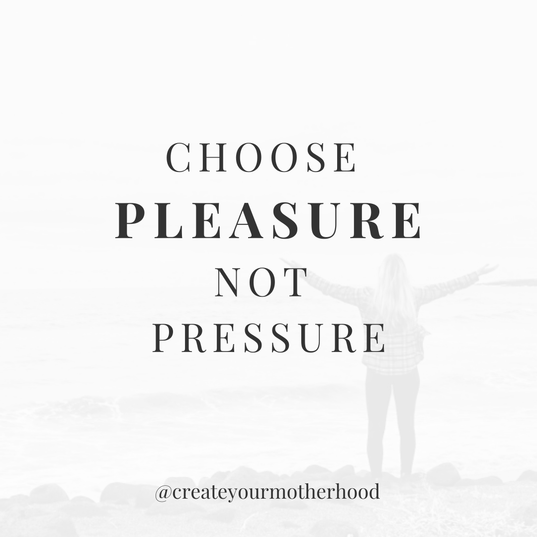 Pleasure Not Pressure