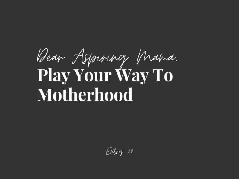 Dear Aspiring Mama Create Your Game